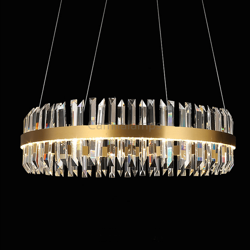 Chloe Round Crystal Chandelier - Camilalamps - ILC0490