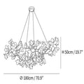 Circular Blossom Chandelier - Camilalamps - CA - BU2024 - C1842