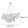 Circular Blossom Chandelier - Camilalamps - Ca-1BU2024-1C1842