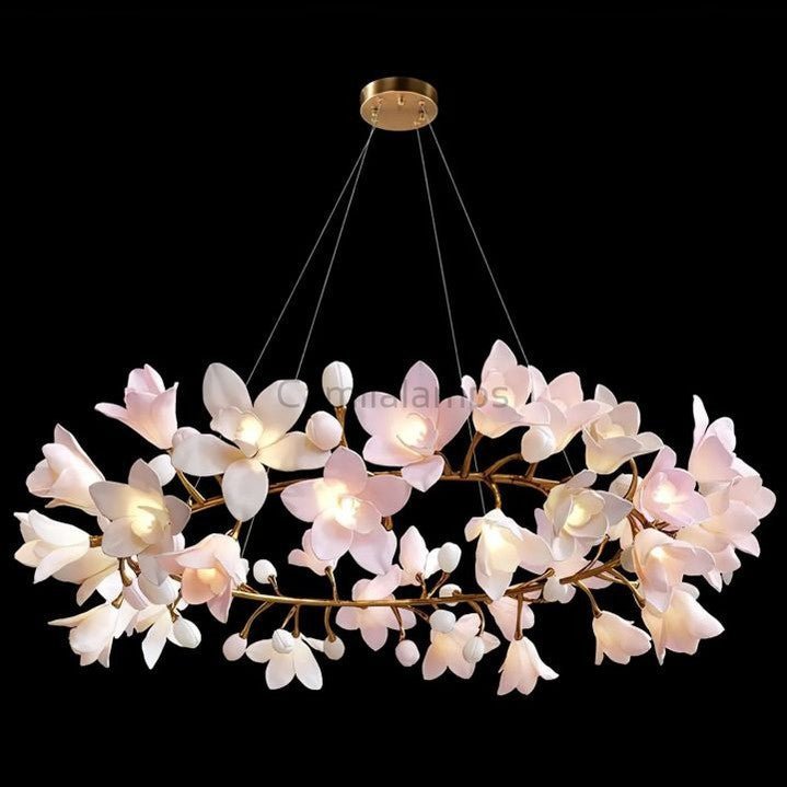 Circular Blossom Chandelier - Camilalamps - Ca-1BU2024-1C1843