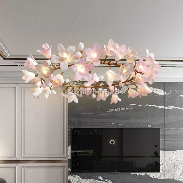 Circular Blossom Chandelier - Camilalamps - CA - BU2024 - C1843