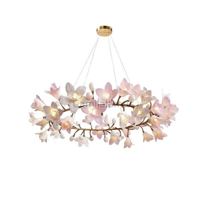 Circular Blossom Chandelier - Camilalamps - Ca-1BU2024-1C1836