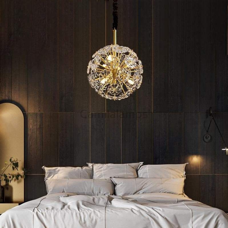 Classic Brass Dandelion Chandelier - Camilalamps - Ca-1Dandelion-136