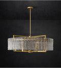 Classic Moire Crystal Round Chandelier - Camilalamps - Ca-1Coire-1W23-11