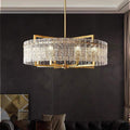 Classic Moire Crystal Round Chandelier - Camilalamps - Ca-1Coire-1W23-11