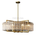 Classic Moire Crystal Round Chandelier - Camilalamps - CA - Moire - W23 - 1