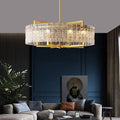 Classic Moire Crystal Round Chandelier - Camilalamps - Ca-1Coire-1W23-11
