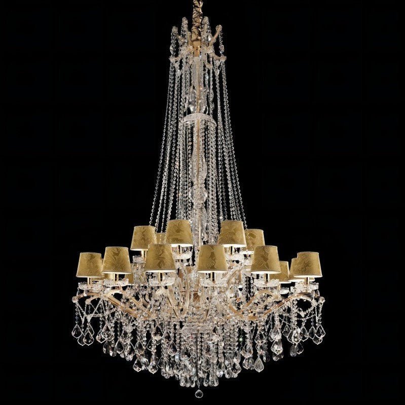 Classical Maria Theresa 18 Light Crystal Glass Chandelier - Camilalamps - Ca-1Classical-1052