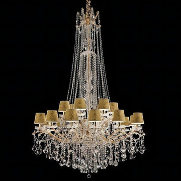 Classical Maria Theresa 18 Light Crystal Glass Chandelier - Camilalamps - Ca-1Classical-1052
