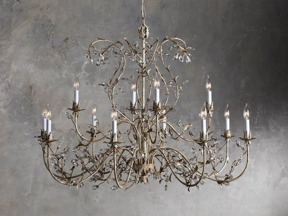Claudette 12 - Light Chandelier - Camilalamps - Ca-1636H121