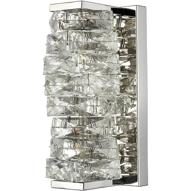 Claxo Crystal Block Wall Sconce - Camilalamps - CADLCDL2542265