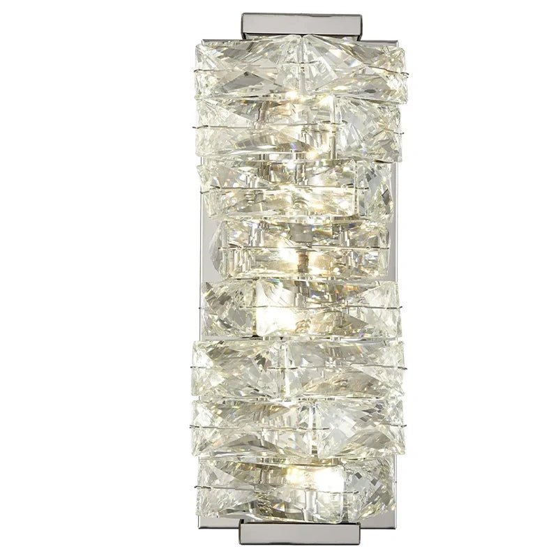 Claxo Crystal Block Wall Sconce - Camilalamps - CADLCDL2542265