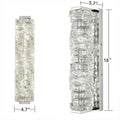 Claxo Crystal Block Wall Sconce - Camilalamps - CADLCDL2542268