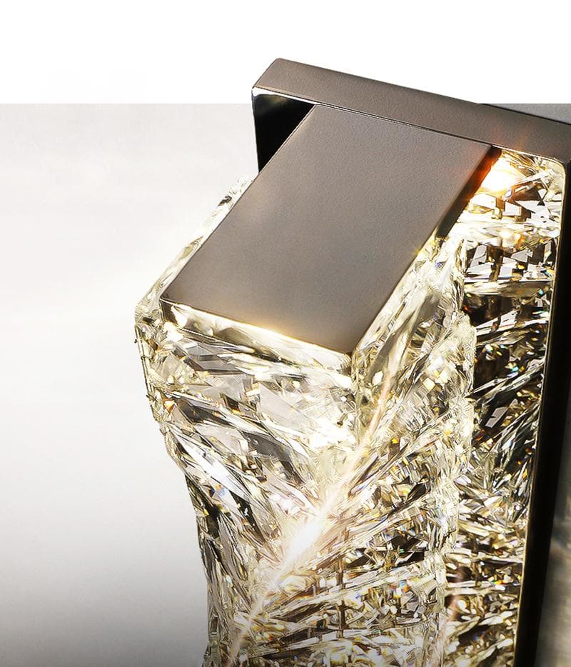 Claxo Crystal Block Wall Sconce - Camilalamps - CADLCDL2542267