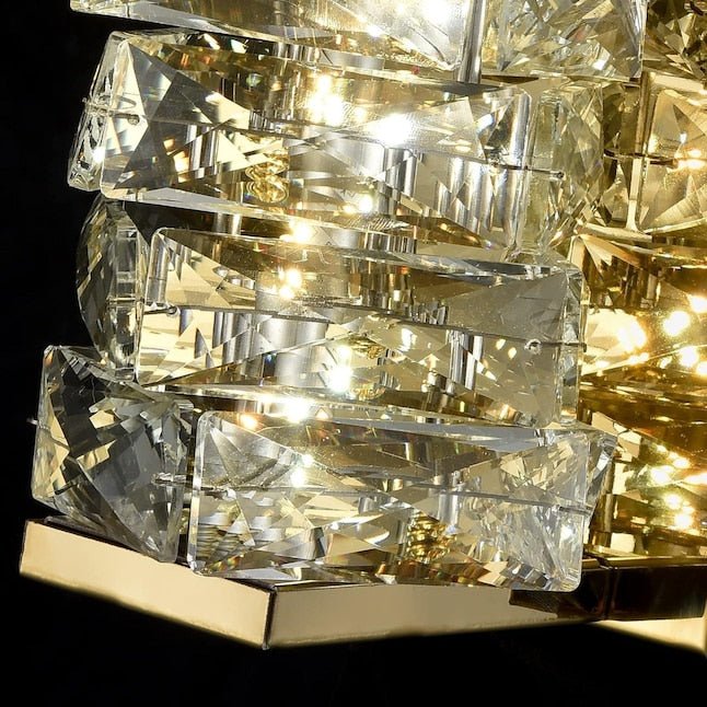 Claxo Crystal Block Wall Sconce - Camilalamps - CADLCDL2542267