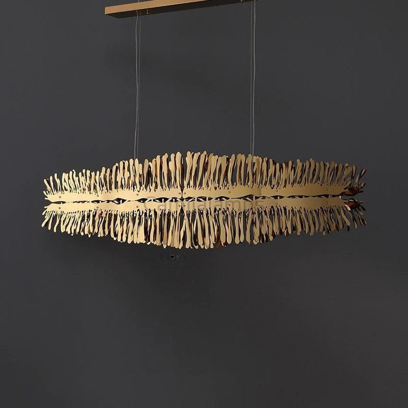Clemo Island Gold Chandelier In Stainless Steel - Camilalamps - ILC0622
