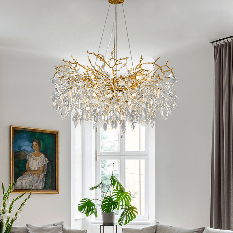 Cleo Branch Crystal Chandelier Light - Camilalamps - ILM0571