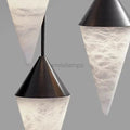 Conus Alabaster Chandelier - Camilalamps - Conus-1872-13 Lig-11