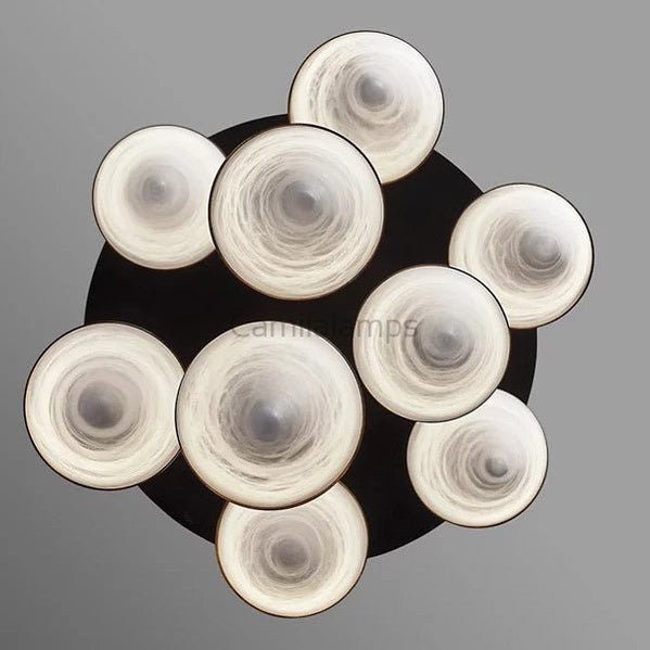 Conus Alabaster Chandelier - Camilalamps - Conus-1872-13 Lig-11