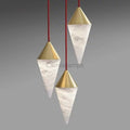 Conus Alabaster Chandelier - Camilalamps - Conus-1872-13 Lig-11