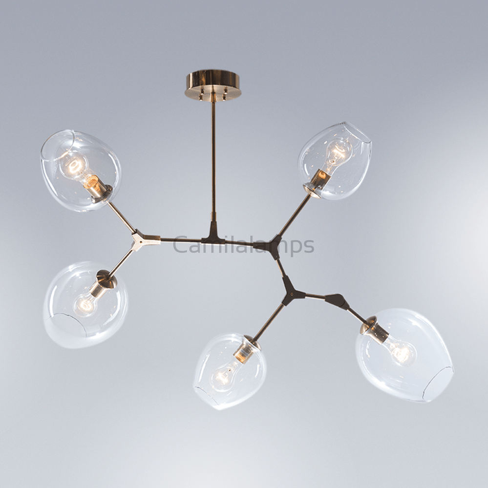 Covington Drop Globe Branching Bubble Chandelier 30'' - Camilalamps - CVT30 - 5
