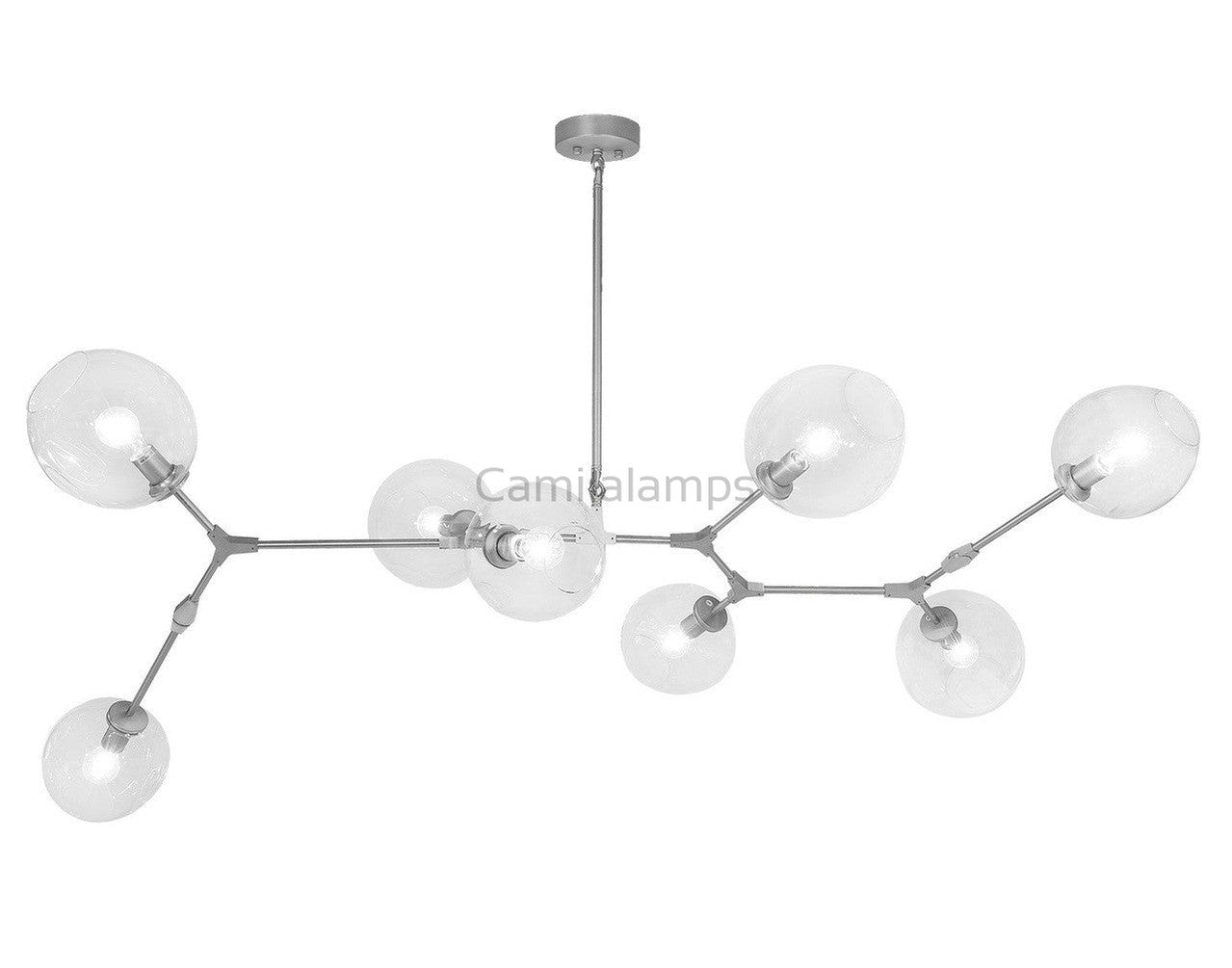 Covington Horizontal Globe Branching Bubble Chandelier - Camilalamps - CHCUS - 4