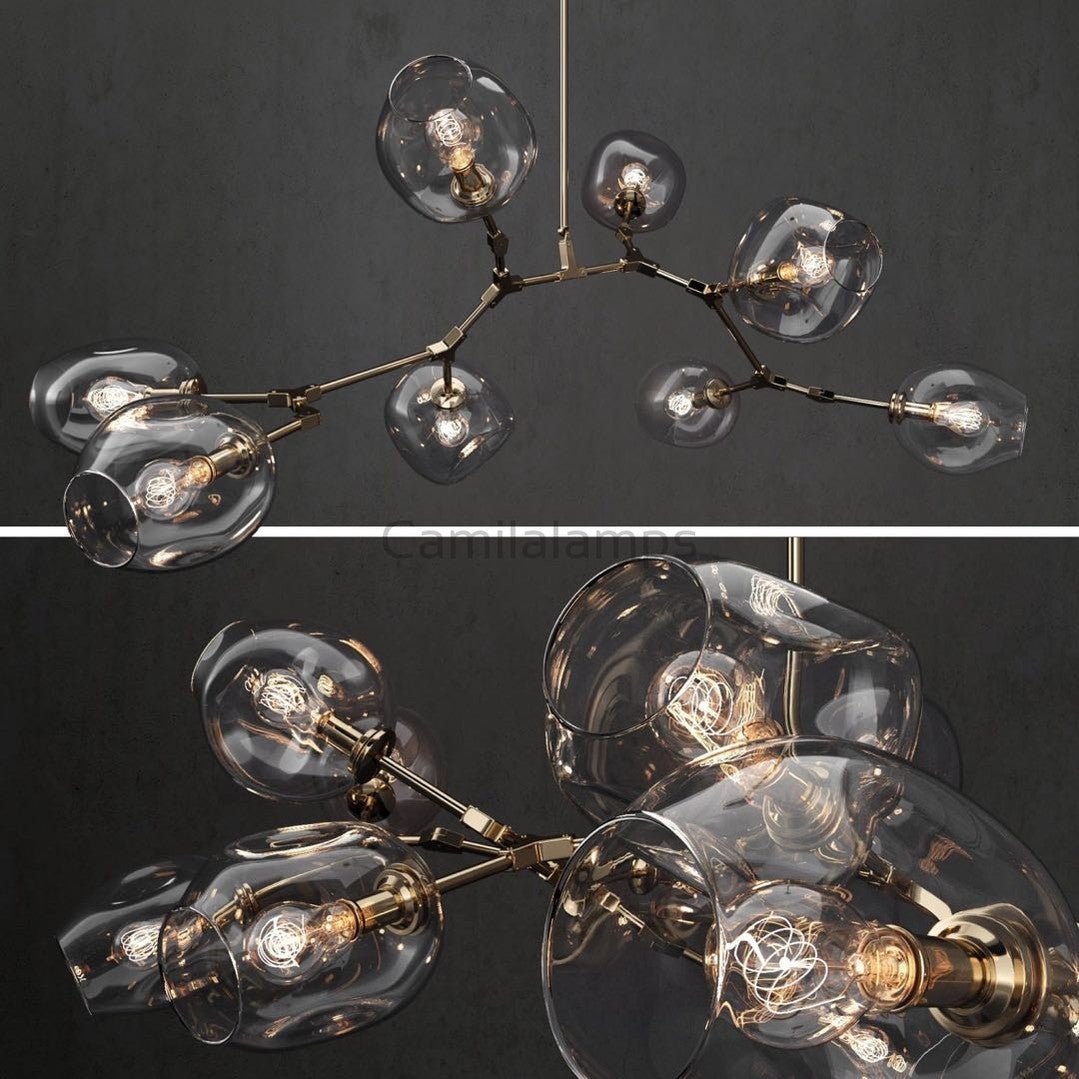 Covington Horizontal Globe Branching Bubble Chandelier - Camilalamps - CHCUS - 1