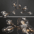 Covington Horizontal White Globe Branching Bubble Chandelier - Camilalamps - CNVW - 4