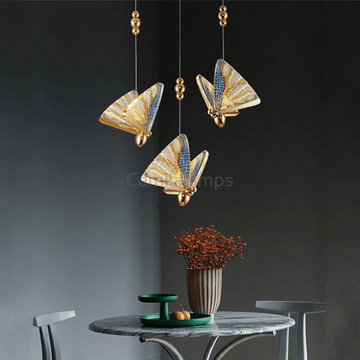 Creative Butterfly Colorful Pendant Light - Camilalamps - ILM0631