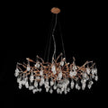 Creative Rose Crystal Brass Branch Chandelier - Camilalamps - CA - 0027