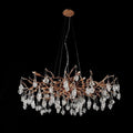 Creative Rose Crystal Brass Branch Chandelier - Camilalamps - Ca-10027