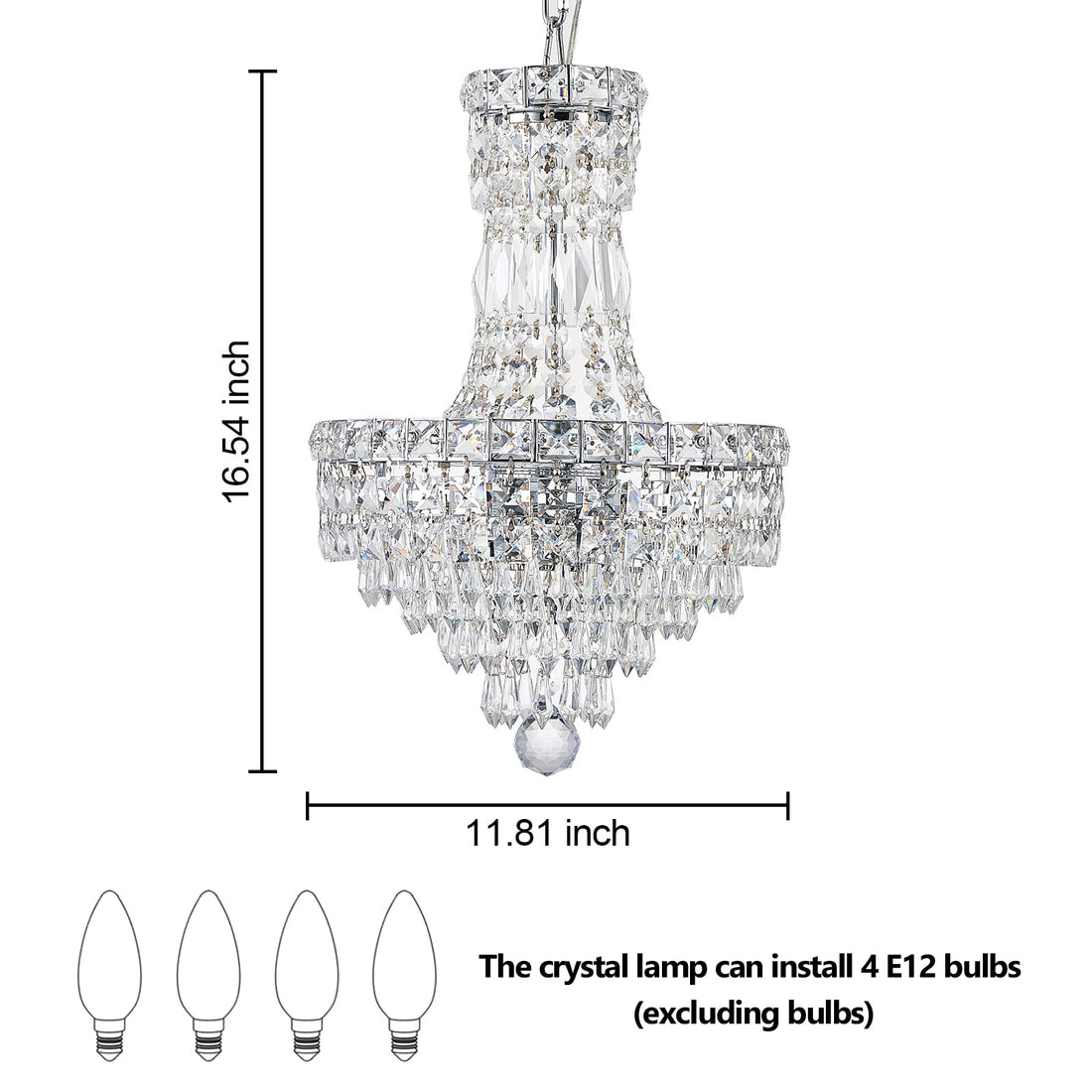 Crystal Chandelier Ceiling Light,5 - Lights Golden Finish Classic Raindrop Chandeliers Luxury for Living Room Foyer Hallway - Camilalamps - B0DB1PVKRT