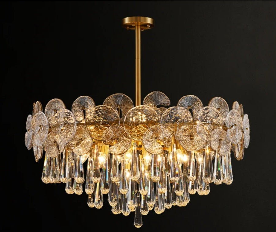 Crystal/ Marble drop Chandlier( Customized ) - Camilalamps - CA - SR - 02