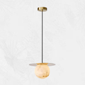 Culoud Spanish Alabaster Bedside Pendant - Camilalamps - CA - PEN256256