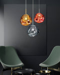 Custom Lava Glass Chandelier - Camilalamps - CA - CZLAVA - 2
