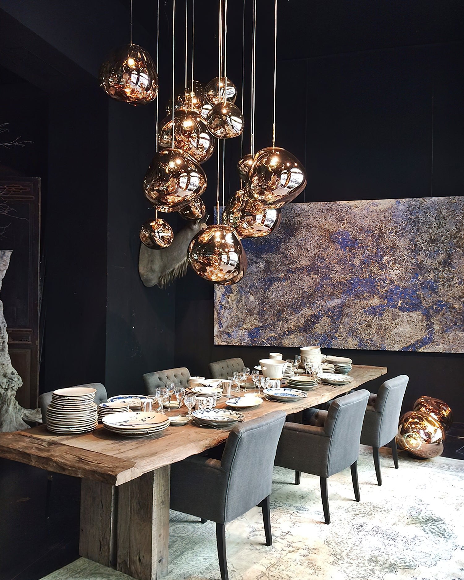 Custom Lava Glass Chandelier - Camilalamps - CA - CZLAVA - 33