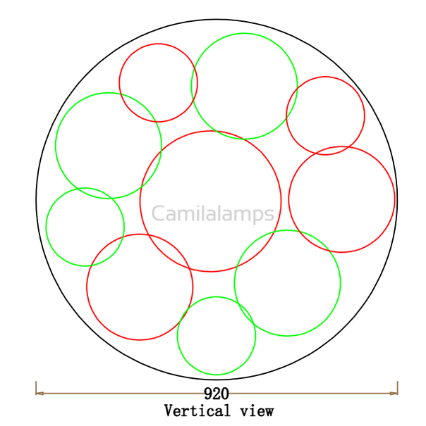 Custom Lava Glass Chandelier - Camilalamps - CA - CZLAVA - 2