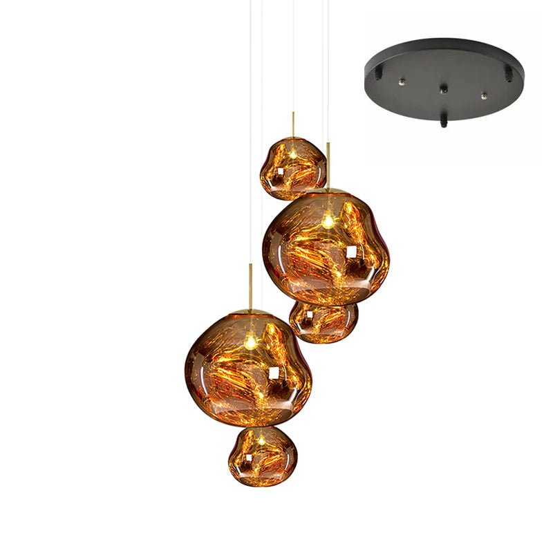 Custom Lava Glass Chandelier - Camilalamps - CA - CZLAVA - 14