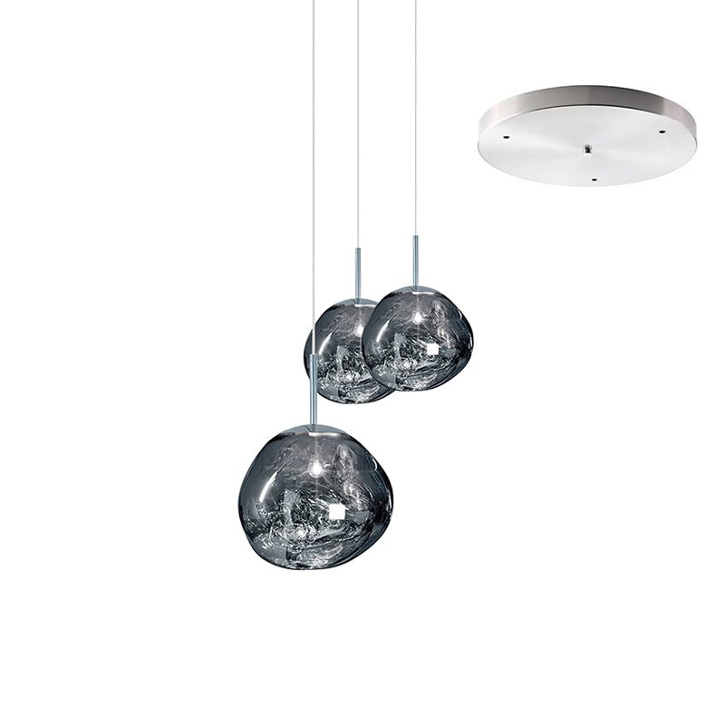 Custom Lava Glass Chandelier - Camilalamps - CA - CZLAVA - 7