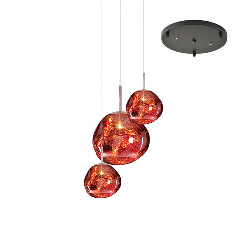 Custom Lava Glass Chandelier - Camilalamps - CA - CZLAVA - 8