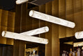 Cylindrical Alabaster Linear Chandelier - Camilalamps - Cylin-1285-1-11