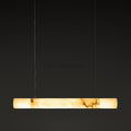 Cylindrical Alabaster Linear Chandelier - Camilalamps - Cylin-1285-1-11