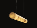 Cylindrical Alabaster Linear Chandelier - Camilalamps - Cylin-1285-1-11