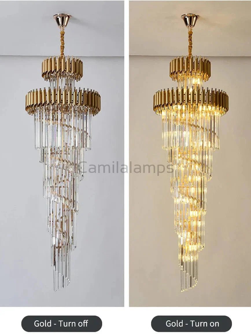 Cyrus Multiple Tier Crystal Chandelier - Camilalamps - Ca-1a-1565