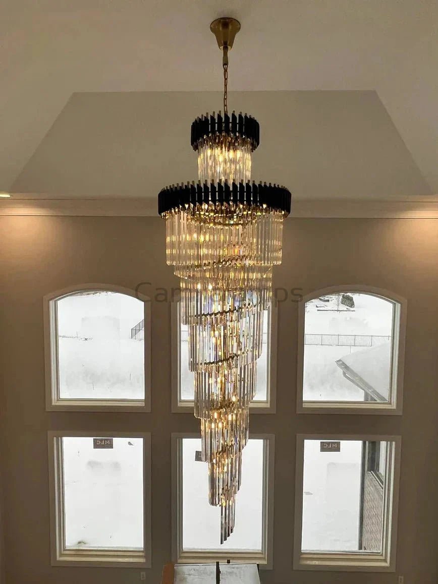 Cyrus Multiple Tier Crystal Chandelier - Camilalamps - Ca-1a-1569