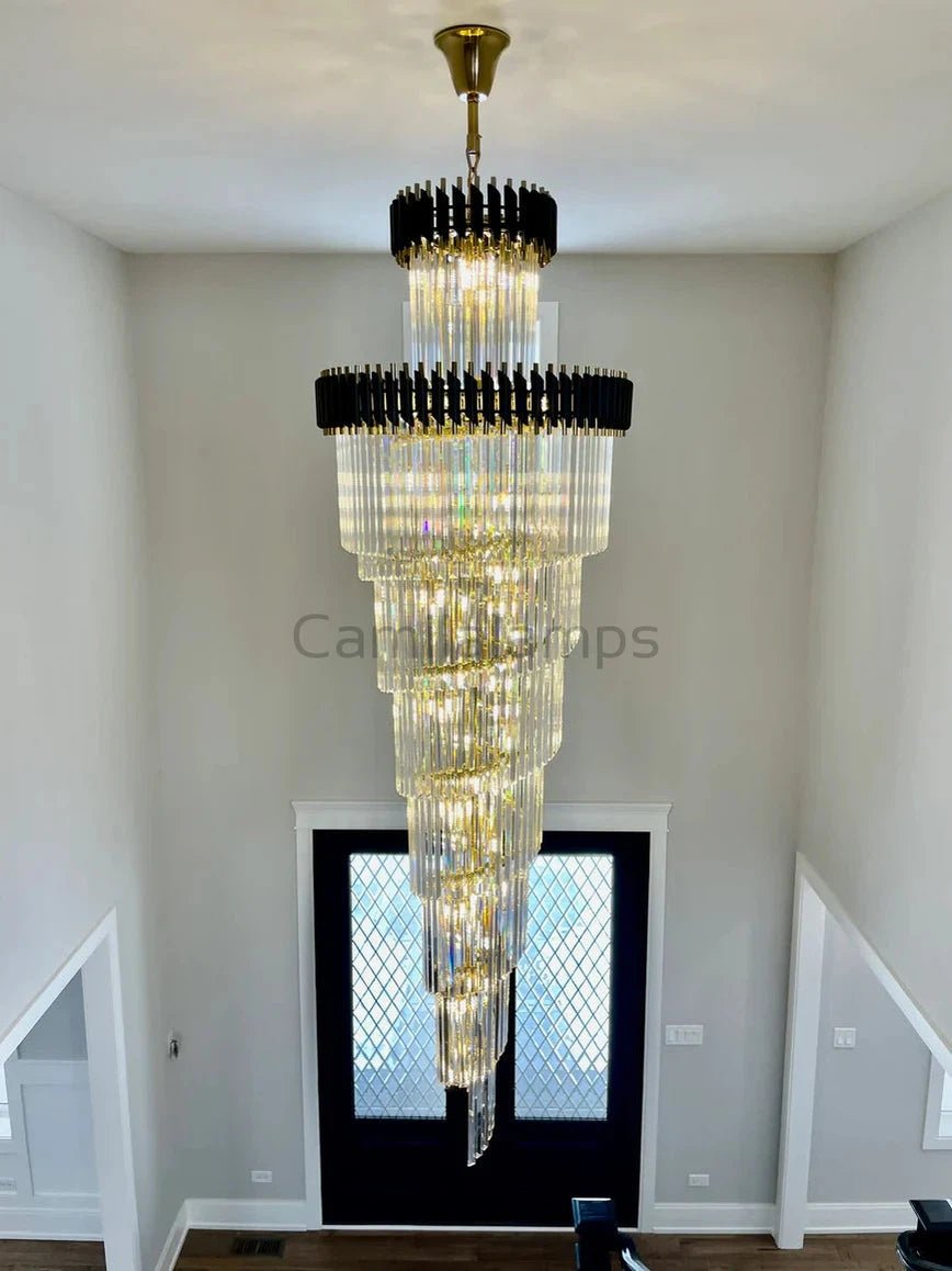 Cyrus Multiple Tier Crystal Chandelier - Camilalamps - CA - A - 569