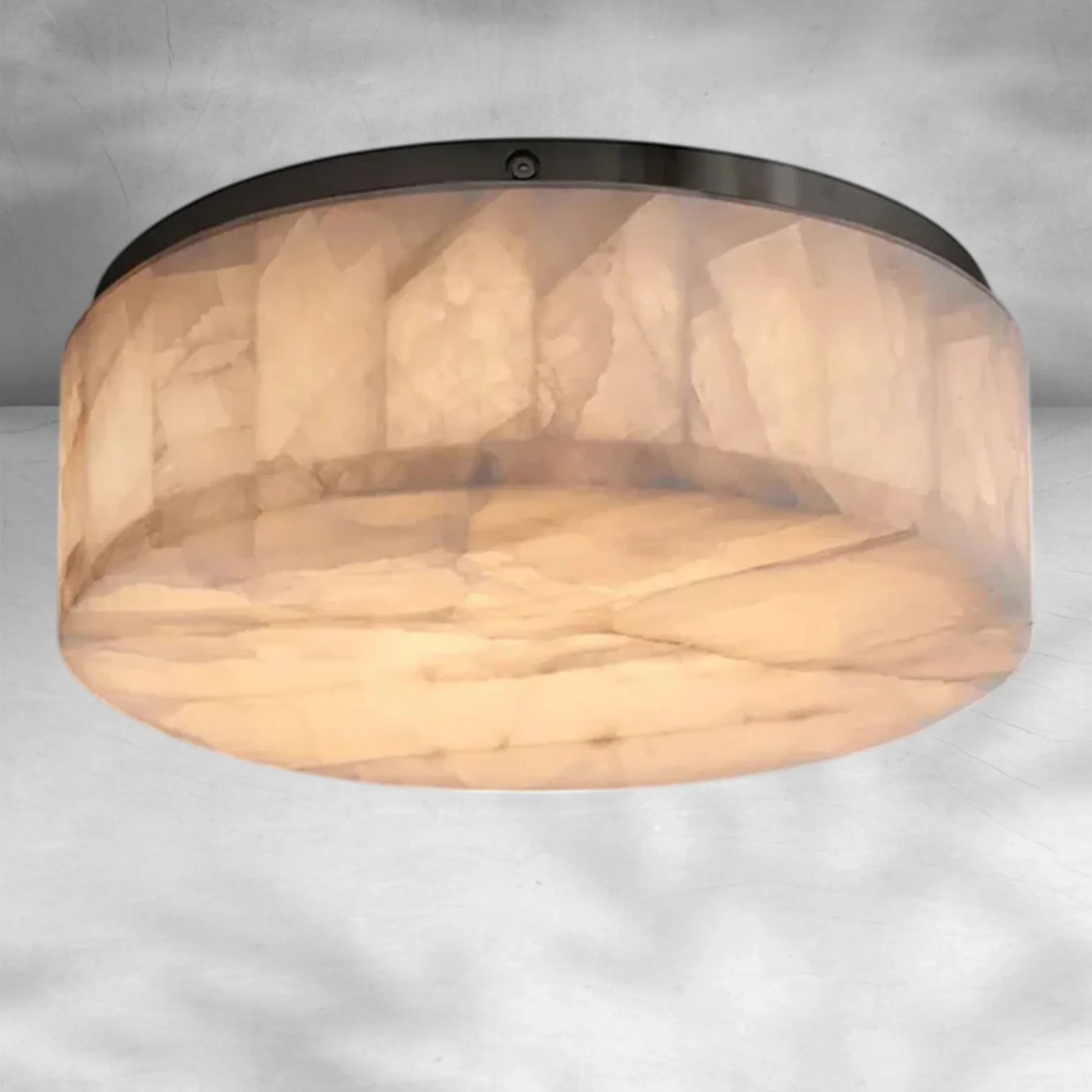 Rivaga Calcite Round Flushmount 6"10"14" - Camilalamps - CA-DE2023-C0696