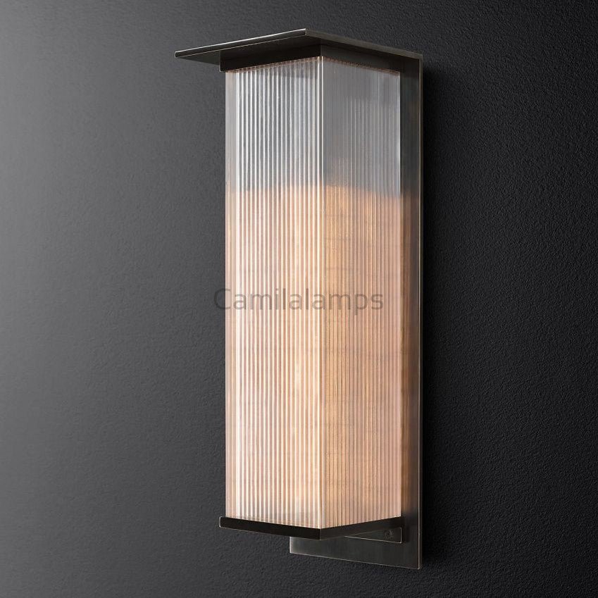 Dalama Box Sconce 20"H - Camilalamps - WS - 7101