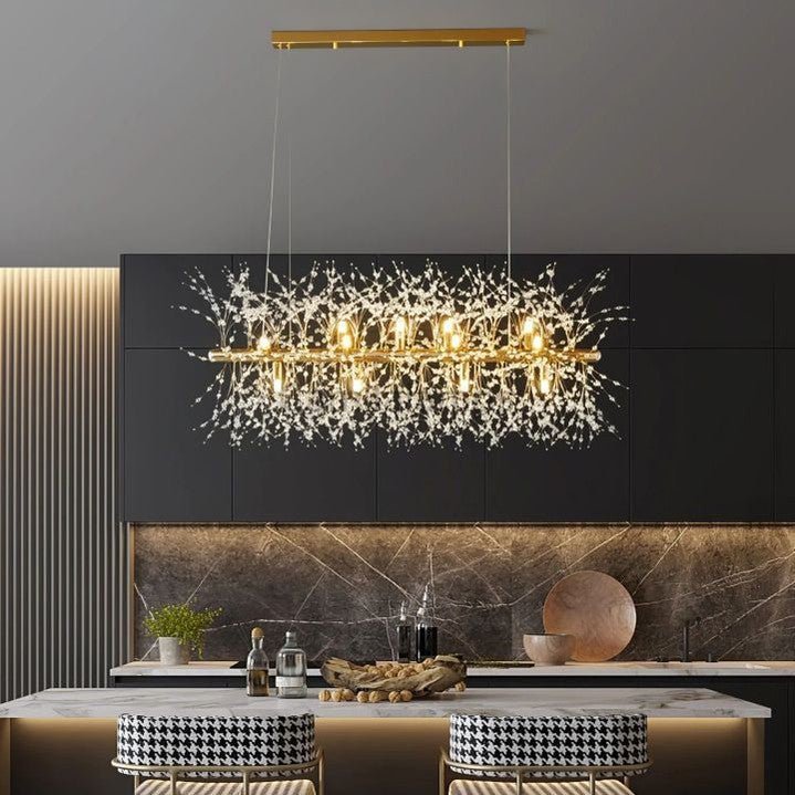 Dandelion Dining Room Chandelier - Camilalamps - Ca-1BU2024-1C1822