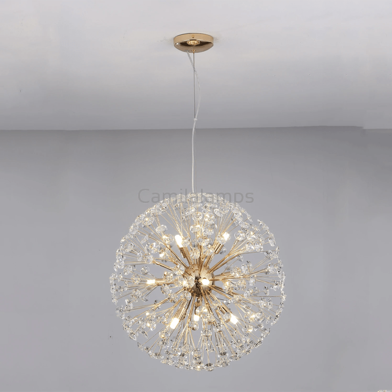 Dandelion Spherical Crystal Pendant Light - Camilalamps - ILM0634